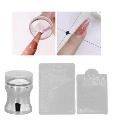 Silicone Nail Stamper - Transparent DIY Soft Nail Art Tool for Home & Salon Use | International Shipping Available - Buy Online on SooperMarket.com