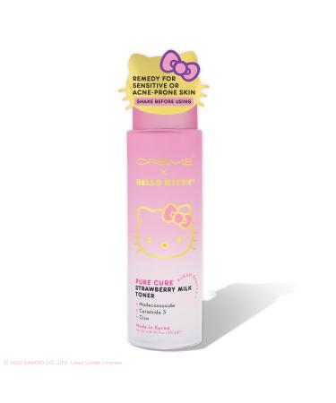 The Cr me Shop x Hello Kitty Pure Cure Strawberry Milk Toner - Klean Beauty