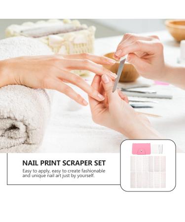Minkissy Nail Art Printing Plate Set | Metal Nail Design Stamp & Scraper | Halloween & Flower Patterns - Buy Online on SooperMarket.com