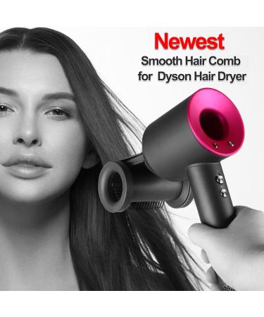 Upgraded Anti-Flight Flyaway Nozzle for Dyson Supersonic Hair Dryer - HD15 HD01 HD02 HD03 HD04 HD08 | 2-in-1 Styling Comb Attachment - Buy Online on SooperMarket.com