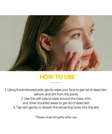 Honey-C Pad One Step Mild Skin Care 60 Pads: Daily Toner for Skin Moisturizing & Brightening - Hypoallergenic Korean Skincare - Buy Online on SooperMarket.com