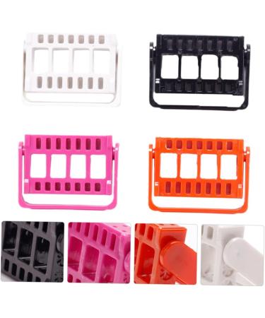 WOONEKY 4pcs 16 Grinding Head Display Stand Vintage Hair Comb Nail Bit Storage Manicure Drill Bits Drill Bit Case Toolbox Nasal Trimmers for Men Drill Bit Organizer Take Away Nail Drill Pp - Buy Online on SooperMarket.com
