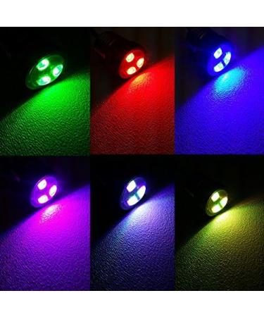 NBWDY 4Pcs RGB Marine Boat LED Lights - Waterproof NPT Drain Plug Light for Boat, Pontoon, Kayak, Yacht - APP & IR Remote Control - IP68 Waterproof - Buy Online on SooperMarket.com