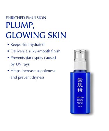 SEKKISEI Emulsion Enriched Hydrating Face Cream Serum - 4.7 Ounce | International Shipping Available - Buy Online on SooperMarket.com