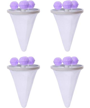 YIAGXIVG Pack Of 4 Washing Machine Hair Filter Washing Machine Hair Remover Hair Filter Net Bag Hair Remover For Washing Machine Hair Filter Net Bag Purple - Buy Online on SooperMarket.com