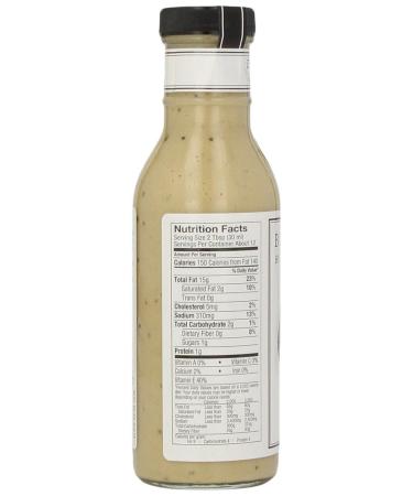 Brianna's Asiago Caesar Dressing 12 fl oz - Authentic Flavor | Pack of 1 - Buy Online on SooperMarket.com