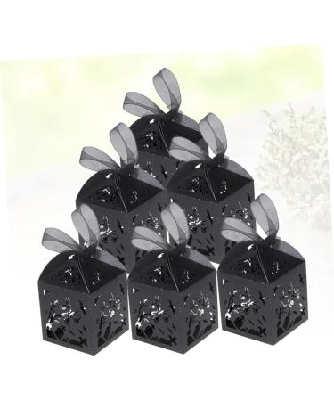 Gogogmee 50pcs box Can Style Branch Creative Black Exquisite Candy Hollow Halloween Container - Buy Online on SooperMarket.com