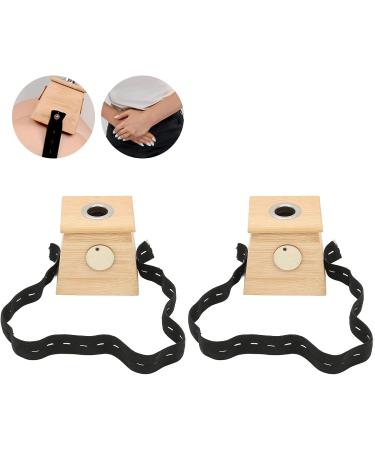 Moxibustion Box - Single Hole Bamboo Moxa Roller & Acupuncture Tool | 2pcs International Shipping - Buy Online on SooperMarket.com