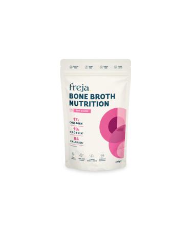 Bone Broth Powder | 100% Natural Collagen & Protein Powder | Pure Beef Grass-Fed | Amino Acids & Minerals | Nutrition for Healthy Gut Skin Hair & Nails | 300g (15 Servings)