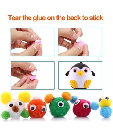 1620pcs Googly Wiggle Eyes Self Adhesive - Multi Colors & Sizes for DIY Crafts | ZZYI - Buy Online on SooperMarket.com