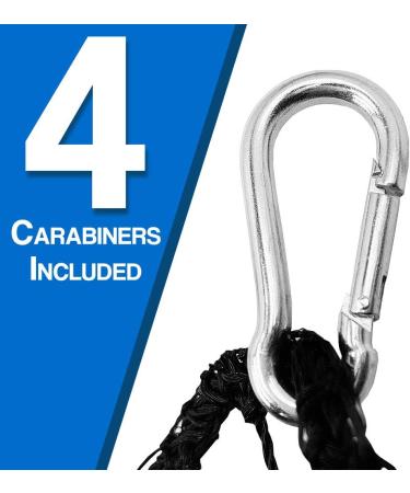 High Impact Heavy Duty Golf Netting for Hitting, Driving, and Chipping | 10 X 10 Black Net with Carabiners - Buy Online on SooperMarket.com