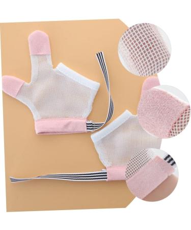 KOMBIUDA Baby Mittens 3 Pairs - Anti-Scratch Breathable Finger Gloves for Infant - No Thumb Stop Mesh Mitts - Prevent Scratches & Sucking - Size L - 2x3pcs - Buy Online on SooperMarket.com