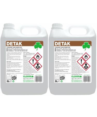 Clover 702 Detak Chewing Gum Remover 2 x 5 Litre