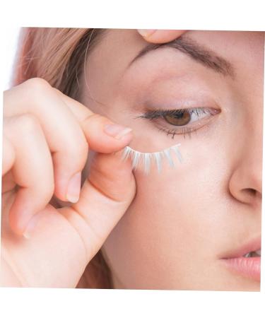 HAPINARY 2 Pairs White False Eyelashes Fake Eyelashes Fake Lashes Makeup Supplies Makeup False Eyelashes Performance Makeup Eyelashes Women Eyelashes Cosmetics Chemical Fiber Japanese Miss - Buy Online on SooperMarket.com