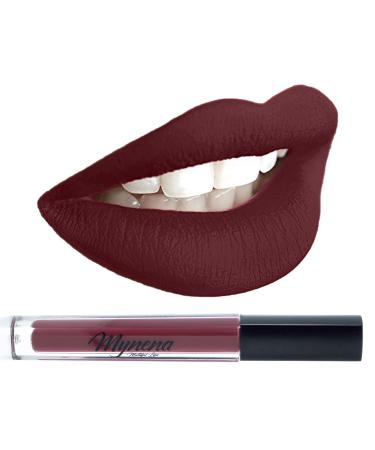 Emma Burgundy Red Matte Liquid Lipstick - Long Lasting & Waterproof | Talc-Free, Mica-Free, Gluten-Free, Paraben-Free - Buy Online on SooperMarket.com