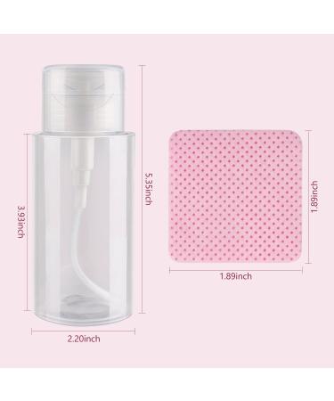 Pink Lint Free Nail Wipes - 1080 PCS | Super Absorbent | Soft Non-Woven | Disposable Nail Polish Remover - Ideal for Eyelash Extensions, Acrylic Nails, and Polish Cleansing - Buy Online on SooperMarket.com