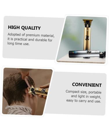 Mikinona Hair Cutting Trimmer 1 Set Hair Clipper Cordless Hair Trimmer Hair Cutting Tool Trimmer Electric Barber Hair Grooming Clipper Nose Hair Scissors Digital Display Man Titanium Alloy - Buy Online on SooperMarket.com