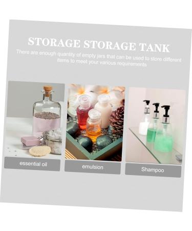 minkissy 2 Sets travel bottle Refillable Lotion Jar small lotion jar travel cosmetics dispenser sealing lotion container Airless Pump Jar travel size containers pp portable cream white - Buy Online on SooperMarket.com