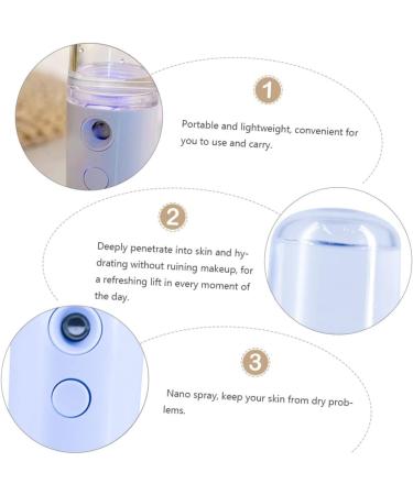 CANIGHT 1pc Blue Women Humidifier Plastic Handy Mist Sprayer Essential Oils Diffuser 14.5X4CM - Buy Online on SooperMarket.com