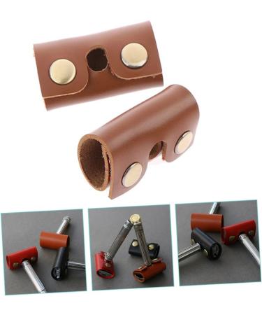 MusiSaly Men's Razor Set - 2 Pieces with Leather Case | Premium Shaving Experience Portable & Stylish 8.5x4.5cm - Buy Online on SooperMarket.com