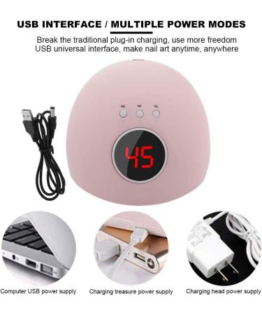 Nail Lamp 24W UV LED Nail Dryer Painless Curing Lamp with Automatic Sensor LCD Display 3 Timer Setting UV Nail Dryer for Fingernail & Toenail Gel Polish - Buy Online on SooperMarket.com