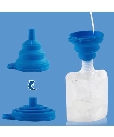 15pcs Travel Size Refillable Squeeze Pouch Set - TSA Approved for Toiletries - Leakproof Cosmetic Containers - 30ml/50ml/100ml - Buy Online on SooperMarket.com