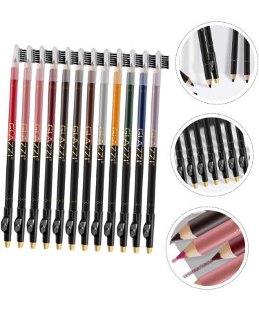 BELLIFFY 12pcs Lip Liner Eyeliner Makeup Supplies Gel Eyeliner Long Lasting Eyeliner Gray Eyeliner Plastic - Buy Online on SooperMarket.com