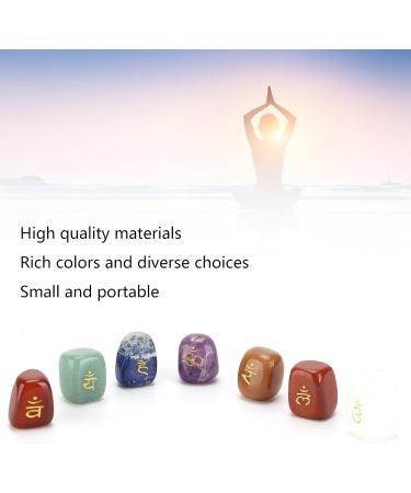Crystal Rough Stone Raw Stones Runites Gift Runes Sanskrit Gifts Set Presents Tools - Buy Online on SooperMarket.com