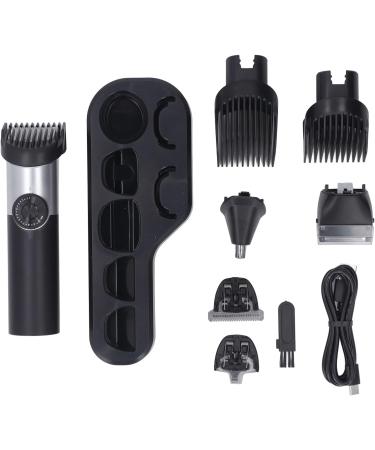 Beard Trimmer Kit Hair Clipper R Shape Cutter Sideburns Cutting 5 in 1 Hair Clipper Kit for Men Daily Use - Buy Online on SooperMarket.com