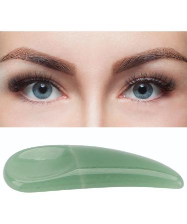 Mini Makeup Mask Spatula Curved Cosmetic Spatula Scoop Mini Gua Sha Jadestone Curved Makeup Eye Cream Cosmetic Spatula (Green) - Buy Online on SooperMarket.com