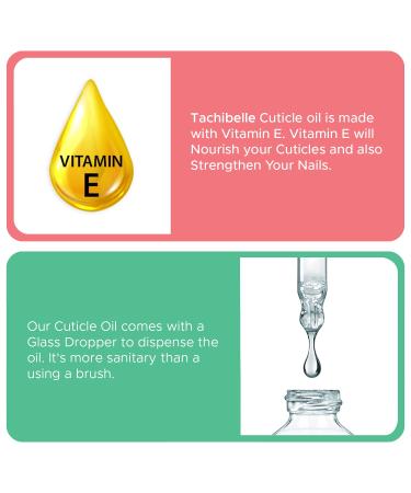 Tachibelle Cuticle and Nail Oil- Nourishing, Moisturizing, and Revitalizing Formula with Natural Ingredients and Vitamin E 0.5 oz - Milk and Honey Scent - Buy Online on SooperMarket.com