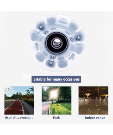 Nezylaf 4 Pack Light up Roller Skate Wheels 32x58mm 78A with Bearings - Indoor/Outdoor Skating & Skateboard Accessories - Buy Online on SooperMarket.com