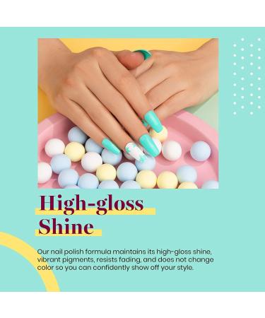 Beetles Gel Nail Polish Cynthia Cyan 0.5 fl. oz - Spring Summer Color, Soak Off LED Gel Polish - Buy Online on SooperMarket.com