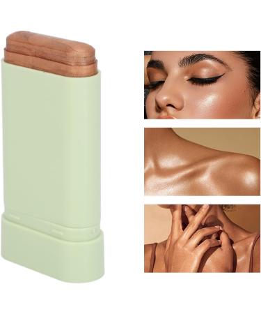 Face Highlighter Stick 2 in 1 Portable Rotatable Contour Highlighter Stick for Daily Life (3#Rich Glow) - Buy Online on SooperMarket.com