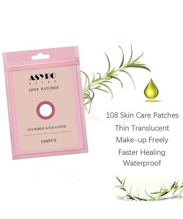 Buy Acne Patches - Invisible Hydrocolloid Spot Stickers for Fast Healing | 108 Translucent Pimple Patches Two Sizes Available - International Shipping - Buy Online on SooperMarket.com
