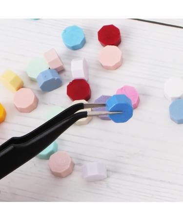 Professional Fine Point Tweezers - Sharp Precision Needle Nose Tip, Anti-Static Stainless Steel Curved Tweezer - Buy Online on SooperMarket.com