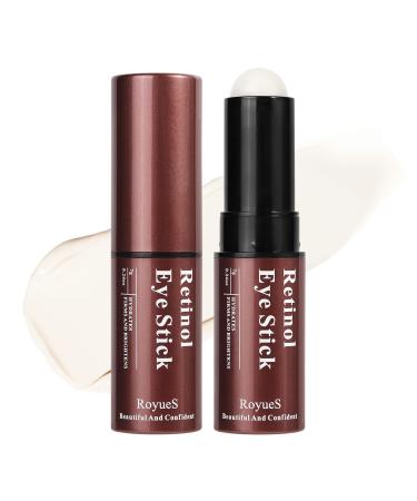 AKARY Skincare Retinol Eye Stick  Hydrating Cooling Eye Balm For Puffiness  Fine Lines  Bags  Skin Tightening Cream Reduce Dark & Puffy Eyes  Moisturizing Treatment Eye Cream For Men & Women  0.24oz