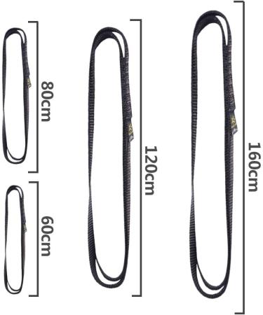 KAILAS 16mm Nylon Climbing Sling 22KN - Black 60cm - Buy Online on SooperMarket.com