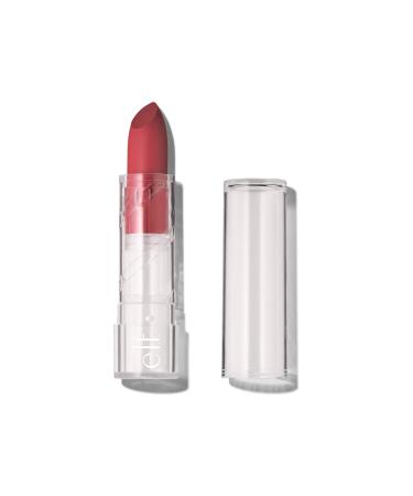 e.l.f. Srsly Satin Lipstick  Intense color Payoff & Silky Smooth Formula  Taffy  12 oz. Taffy 0.16 Ounce (Pack of 1)
