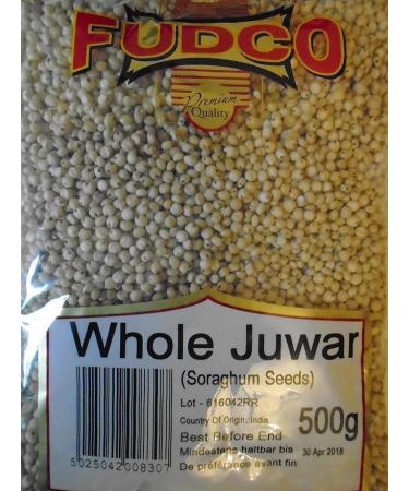 Seelans Fudco Whole Juwar | 500G | Sorghum Whole | Whole Sorghum Millet | Whole Grains | High Protein | Cholam | Millet Grains | Indian Origin | Each 500g | Pack Of 2 - Buy Online on SooperMarket.com