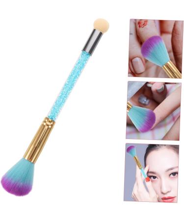 CIMAXIC 1pc Fingernail Brush Stuckers Nail Scrub Brush Nail Duster Brush Nail Scrubbing Brush Nail Collector Soft Nail Brush Toe Cleaning Brush Nail Dust Collector Portable Nail Polish 18*3cm Blue - Buy Online on SooperMarket.com