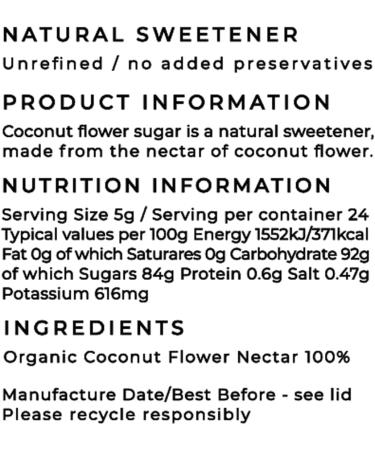 Millico Organic Coconut Flower Nectar & Sugar Bundle - 100% Natural Sweetener - Buy Online on SooperMarket.com