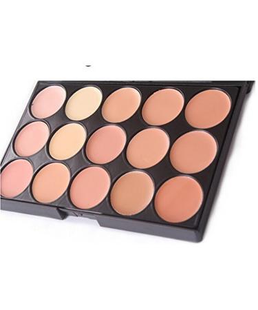 Pure Vie Hydrating Cream Concealer Palette - 15 Colors for Full Coverage & Dark Circle Correction - Buy Online on SooperMarket.com
