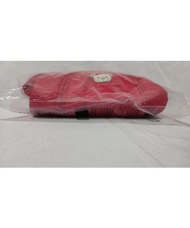 JiAmy Baby Snowsuit Hooded Romper | Cartoon Bear Winter Outfit | Red | 6-12 Months - Buy Online on SooperMarket.com