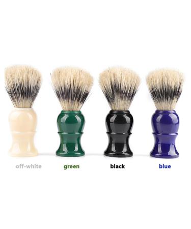 Premium Green Hair Shaving Brush - Soft Bristle Safety Neck Sweep Brush for Men & Women | International Shipping Available - Buy Online on SooperMarket.com