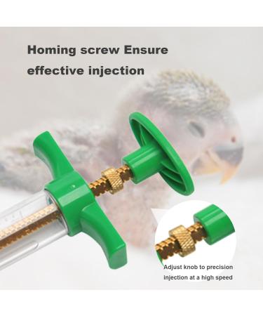 Baby Bird Feeding Kit 6PCS 20ML Baby Birds Feeding Syringe with Hose and Spoons Hand Feeding Device with Scale and Positioning Screw for Sick Bird - Buy Online on SooperMarket.com
