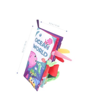 Abaodam 4-Piece Crumpled Fabric Book Set for Toddlers | Soft Baby & Children's Toys | Ideal Fabric Books for Young Kids - Buy Online on SooperMarket.com