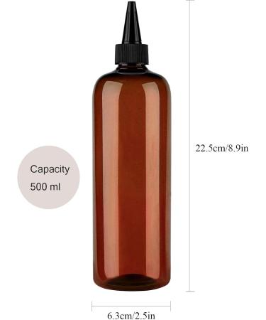 Sdoot Bernstein Squeezing Bottle for Hair Color - 2 Pack 473ml Applicator with Rotating Lock Ideal for Hair & Pet Use Brown Black Cap - Buy Online on SooperMarket.com