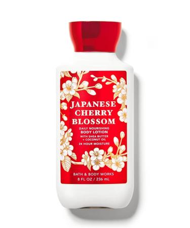 Japanese Cherry Blossom Body Lotion - 8 fl oz | Shea Butter, Coconut Oil, Vitamin E | Moisturizing & Smooth | 24-Hour Hydration - Buy Online on SooperMarket.com