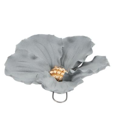 HOLIDYOYO 1 Set Ceramic Hibiscus Wall Art Outdoor Sunflower Decor Floral Wall Decoration Ceramics 7.5X7.2X2.4CM